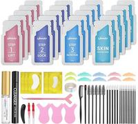 Libeauty Kit Laminazione Ciglia, Kit Laminazione Sopracciglia, Set Laminazione Ciglia, Design Della Borsa, per Lifting Ciglia Rapido, Set Ondulazione, Lozioni e Liquidi