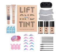 Libeauty Laminazione Ciglia Kit Completo con Tinta, Kit Laminazione Ciglia con Tinta Nera, Tinta Ciglia Nero e Tinta Sopracciglia per Casa e Salone
