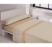 Libela Bambu Gioco Lenzuola, 100% Poliestere, Beige, 90 cm, 3