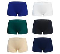 Libella Pacco da 6 Mutande Mini Shorts Donna Microfibra Senza Cuciture 3908 UN2 L/XL