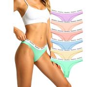 Libella Perizoma Tanga Donna Cotone Mutande Seducenti Brasiliane Slip Traspiranti Intimo Donna Multipack 6/10 Pezzi Taglie S-XL