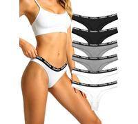 Libella Perizoma Tanga Donna Cotone Mutande Seducenti Brasiliane Slip Traspiranti Intimo Donna Multipack 6/10 Pezzi Taglie S-XL