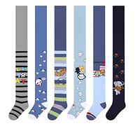 Libella set di 6 collant per bambini neonato maschietto collant per bambini ragazzi collant per bambini ragazzi multicolore 2716 86-92