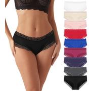 Libella Spedizione Casuale 6 Paia di Mutande Culotte in Microfibra, Morbide e Leggere, da Donna Slip in Pizzo L