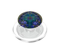 Libellula Art Nouveau Iris Bloom PopSockets PopGrip per MagSafe