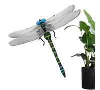 Libellula artificiale realistica, per respingere il giardino, statuette di animali per giardino, passeggini, aule, prati, bambini, per imparare a dimostrare