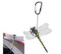 Libellula Clip - Libellula Pin Simulate Libellule Finte, Forniture di Repelling Fly Libellule False Attaccare all'abbigliamento per campeggio, pesca, golf, alpinismo