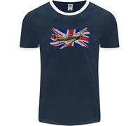 Libellula Hawker Hurricane con Il Union Jack Uomo Ringer Fotl
