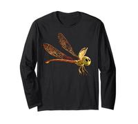 Libellula Insetti Volanti Ali Colorate Carine Libellule Maglia a Manica