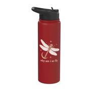 Libellula Luna Stelle Why Am I So Fly Stainless Steel Insulated Water Bottle