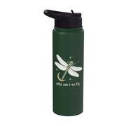 Libellula Luna Stelle Why Am I So Fly Stainless Steel Insulated Water Bottle