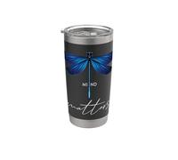 Libellula Mind Matters Salute Mentale Libellule Bicchiere termico in acciaio inox doppia parete