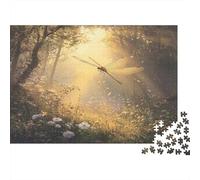 Libellula nel bosco Puzzle 1000 Pezzi In cartone Resistente, Un Tangram Per Giochi Di Puzzle Per Lo Sviluppo Cognitivo, Ideale Per Attività Fuzzle Post-scuola, Il Puzzle Pi