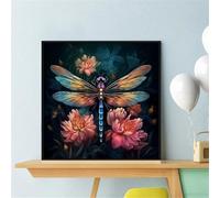 Libellula Peonia Puzzle per Adulti 200 Pezzi, 28x28cm Fai Da Te puzzle classico per adulti 200 pezzi, Intrattenimento Creativo, Divertimento, Idea Regalo