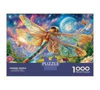 Libellula Puzzle 1000 Pezzi, Jigsaw Puzzle Per Adulti E Ragazzi Dai 14 Anni in Su, Gioco Di Puzzle 38x26cm/1000pcs