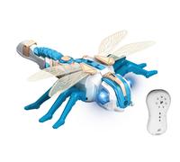 Libellula telecomandata con effetti di fumo