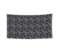Libellule Stampa Grigio Banner di Halloween Perfetto per Halloween Natale Design su un solo lato Forniture di decorazione del partito