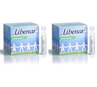 Libenar Soluzione Isotonica, Fisiologica Salina per Detersione di Naso, Occhi, Orecchie e per l'Inalazione in Aerosol, Adatto a Neonati e Bambini, Flaconcini Monouso da 5 ml, 25 Flaconcini