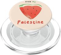 Libera il mio design dell'anguria della Palestina PopSockets PopGrip per MagSafe