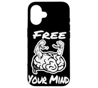 Libera la tua mente libera pensatore mente rompendo la rivoluzione libera Custodia per iPhone 16