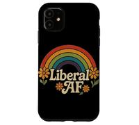 Liberal AF Divertente Politico Democratico Orgoglioso Leftist Pride Woke Custodia per iPhone 11