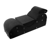 Divano Erotico Modulabile Liberator Black Label Esse a 3 Pezzi (Nero)