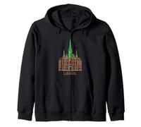 Liberec Repubblica Ceca Viaggio Souvenir City Landmark Gift Felpa con Cappuccio