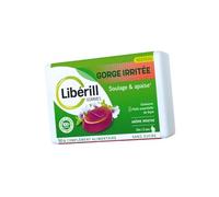 LIBERILL - Gomme Gola Irritata - Allevia e lenisce - Radice di marshmallow + Olio essenziale di timo - Gomma di Acacia 100% naturale - Adulto e adolescente dai 12 anni - Aroma menta - Scatola 50 g