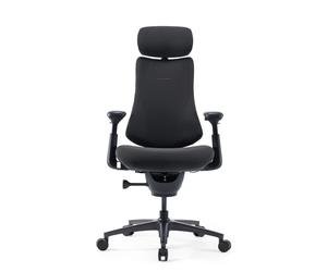 LiberNovo Omni Pro - High-end Sedia da ufficio Grigio Scuro