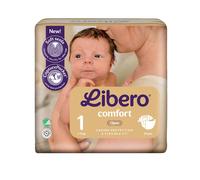 Libero Comfort Pannolini Taglia 1 per Bambini (2-5Kg) Confezione da 24 Pannolini