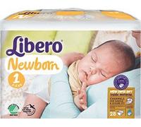 Libero Newborn 1 - Bambini di 2 a 5 kg - 28 pannolini