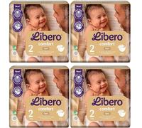 Libero Pannolini Comfort Taglia 2 (3-6Kg) Offerta 4 Confezioni 136 pezzi (4x34)