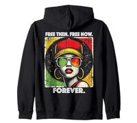Libero poi gratis ora Forever African Queen Afro Heritage Women Felpa con Cappuccio