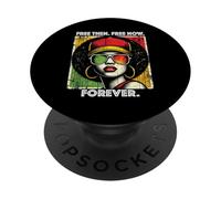 Libero poi gratis ora Forever African Queen Afro Heritage Women PopSockets PopGrip Adesivo