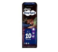 Libero Pannolini assorbenti Sleep Tight Notte Taglia 10 35-60 kg Confezione da 9 pz