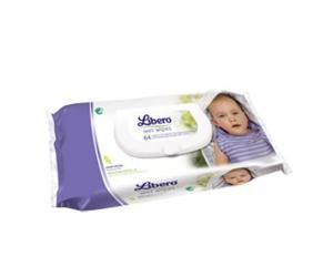 Libero Wet Wipes - 64 salviette per neonati