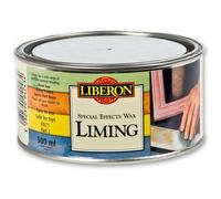 Liberon Calcinaio Cera 500ml Aggiunte Colore Bianco a Legno Grano Imbiancatura