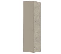 Liberoshopping Colonna portascope in legno a 1 anta apertura push&pull (Tortora/Pietra)