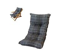 Liberoshopping Cuscino Imbottito di Ricambio per Poltrona Sdraio Relax Colore Grigio Scuro Scacchi