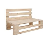 Liberoshopping Divano in pallet legno di abete naturale per interni ed esterni - ideale per giardino, patio, veranda, taverna (Naturale, 100x61)