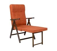 LIBEROSHOPPING.eu - LA TUA CASA IN UN CLICK Poltrona Relax MOLISANA reclinabile 4 Posizioni con prolunga poggiapiedi (Arancio)