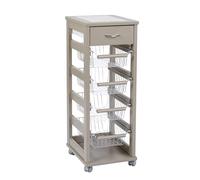 LIBEROSHOPPING.EU - LA Tua CASA in Un CLIK Carrello SALVASPAZIO portafrutta e cassetti (Tortora)