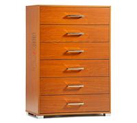 LIBEROSHOPPING.eu - LA TUA CASA IN UN CLIK Mobile cassettiera 6 cassetti Grandi cm 81x44x118H (Ciliegio)