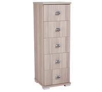 LIBEROSHOPPING.eu - LA TUA CASA IN UN CLIK Mobile cassettiera piccola legno 5 cassetti multifunzione (Grigio)