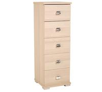 LIBEROSHOPPING.eu - LA TUA CASA IN UN CLIK Mobile cassettiera piccola legno 5 cassetti multifunzione (Rovere)