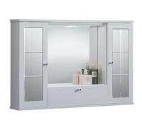 LIBEROSHOPPING.eu - LA TUA CASA IN UN CLIK Specchiera Mercurio da Bagno Bianco Multiuso (con specchi, 90)