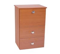 Liberoshopping Mobile ASSE da Stiro a Scomparsa con Ruote Multiuso Pratico con 2 cassetti e 1 Anta (Ciliegio)