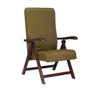 Liberoshopping Poltrona Elite Miami in faggio con Imbottitura Relax reclinabile 4 Posizioni (Verde, Standard)