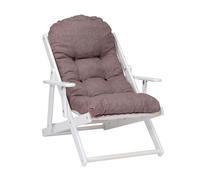 Liberoshopping Poltrona Sedia Sdraio Relax 3 Posizioni in Legno Pieghevole Cuscino Imbottito H 100 CM Colore Come Foto (Cuba)