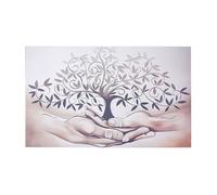 Liberoshopping Quadro moderno in tela 65x125 cm con dettagli in argento (Modello 1)